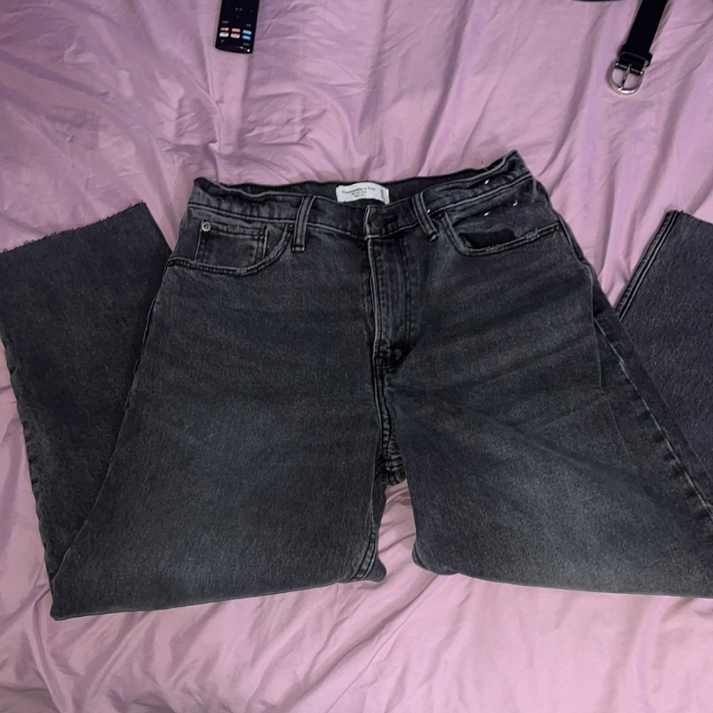 Abercrombie & fitch 80s mom high rise